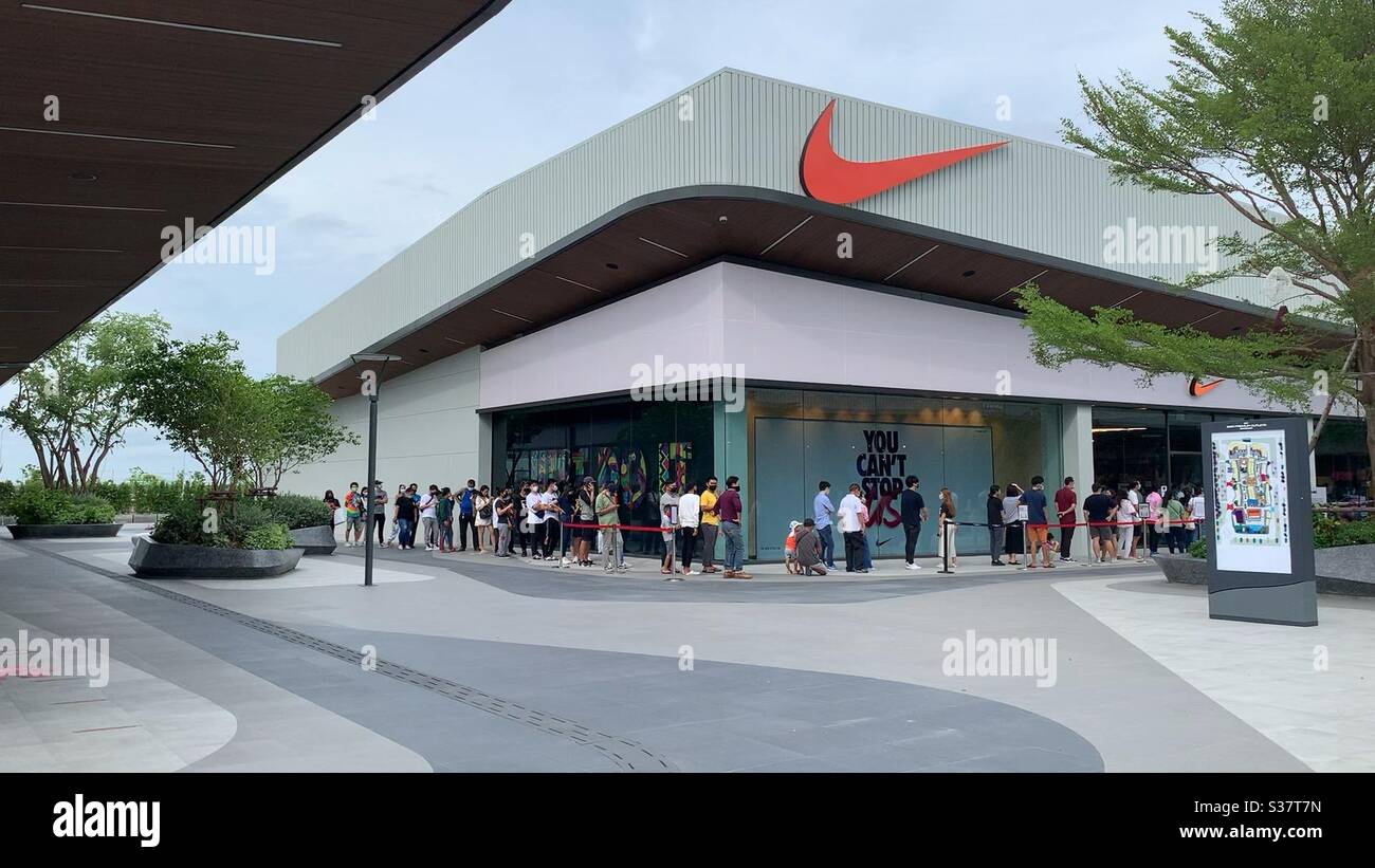 Nike shop at Siam premium outlet on 1 July 2020,Bangkok,Thailand Stock  Photo - Alamy