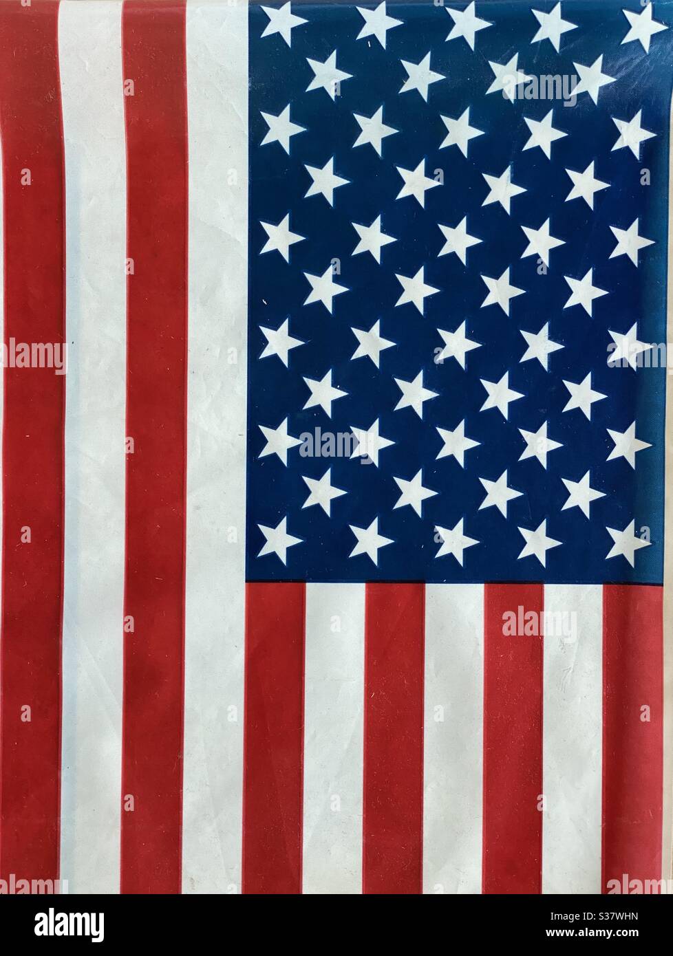 Full background of the American flag - Smartphone Captured Stock Image