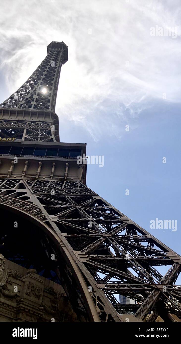 View from the Eiffel Tower, Las Vegas Editorial Photography - Image of  eiffel, resort: 17190402