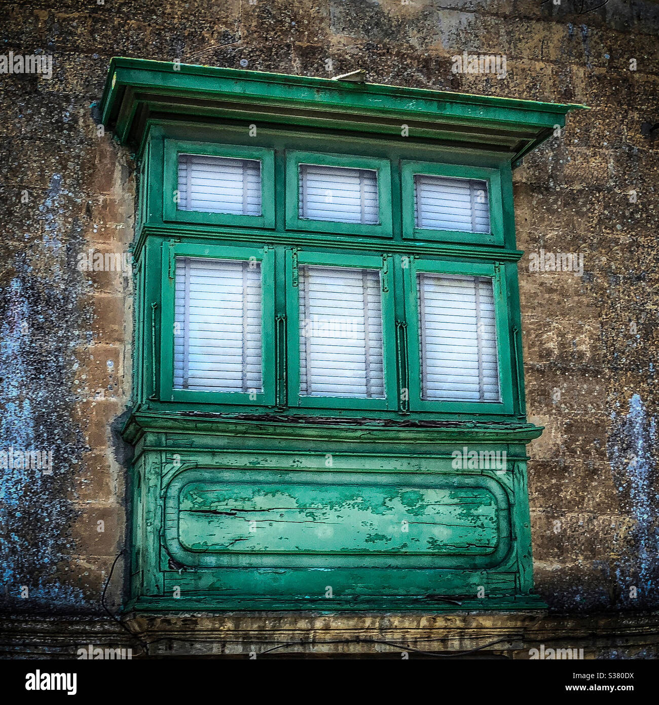 Maltese window - Smartphone Captured Stock Image
