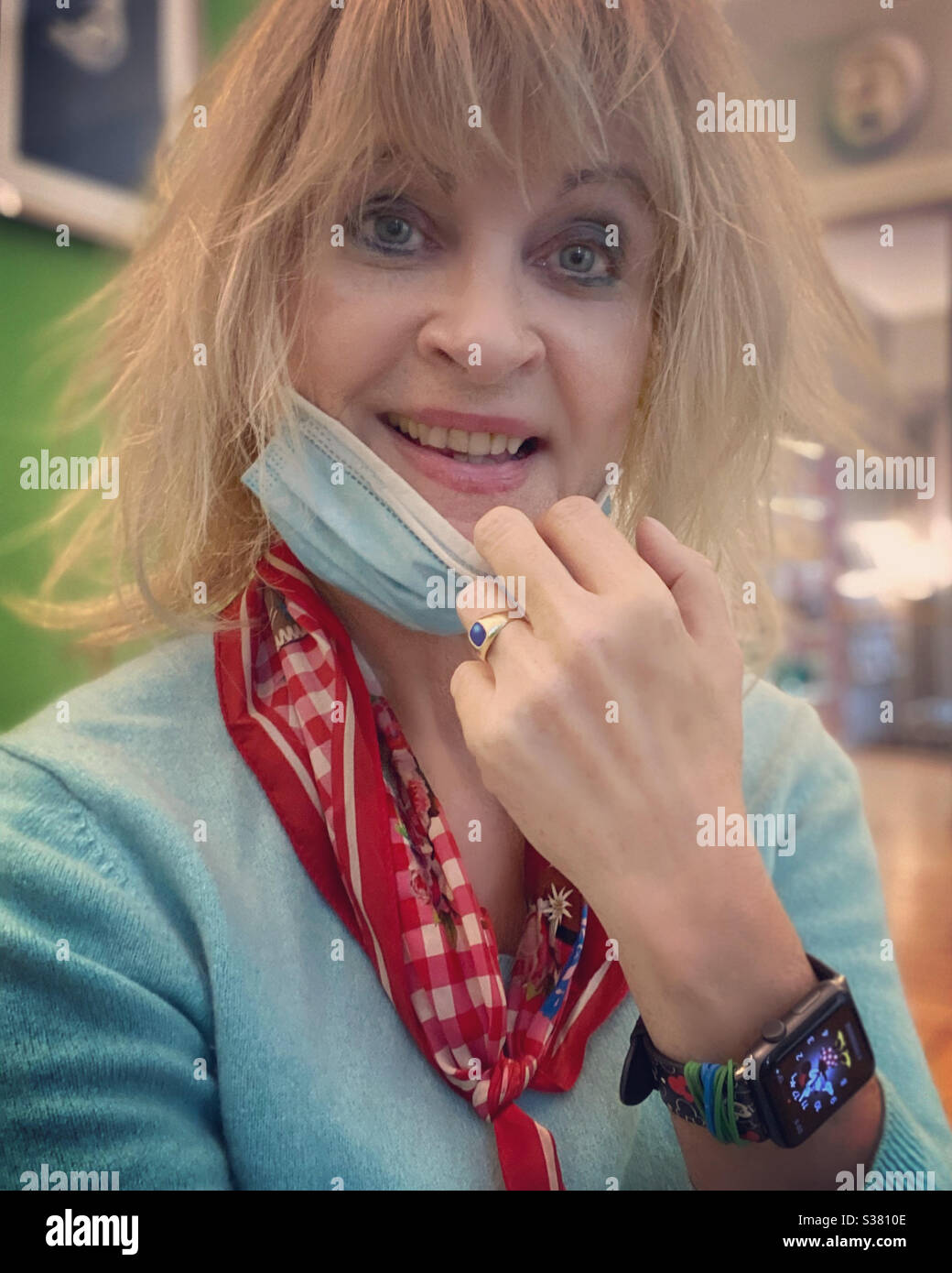 Chez le Coiffeur - Smartphone Captured Stock Image