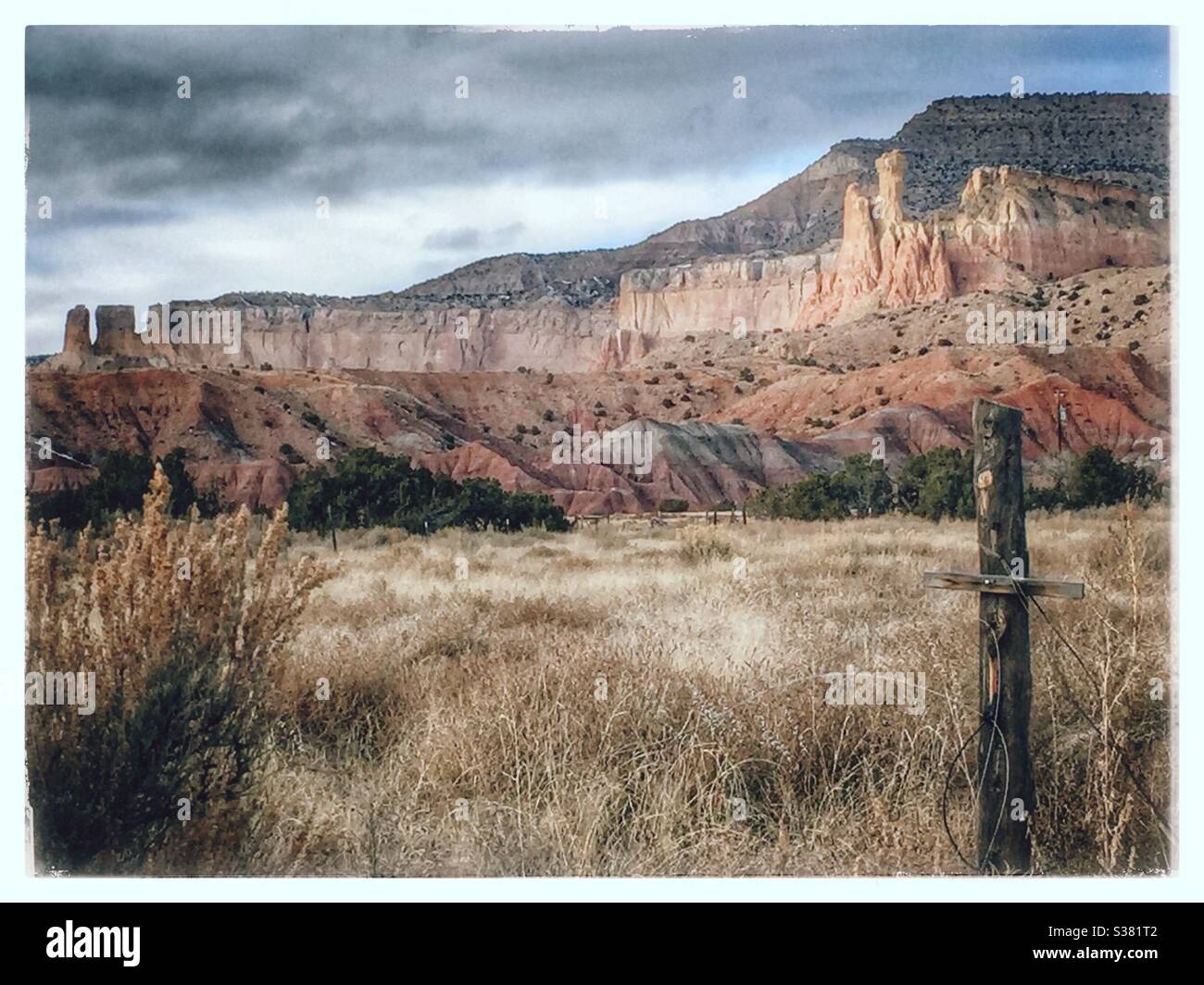 American West Ghost Ranch Stock Photo