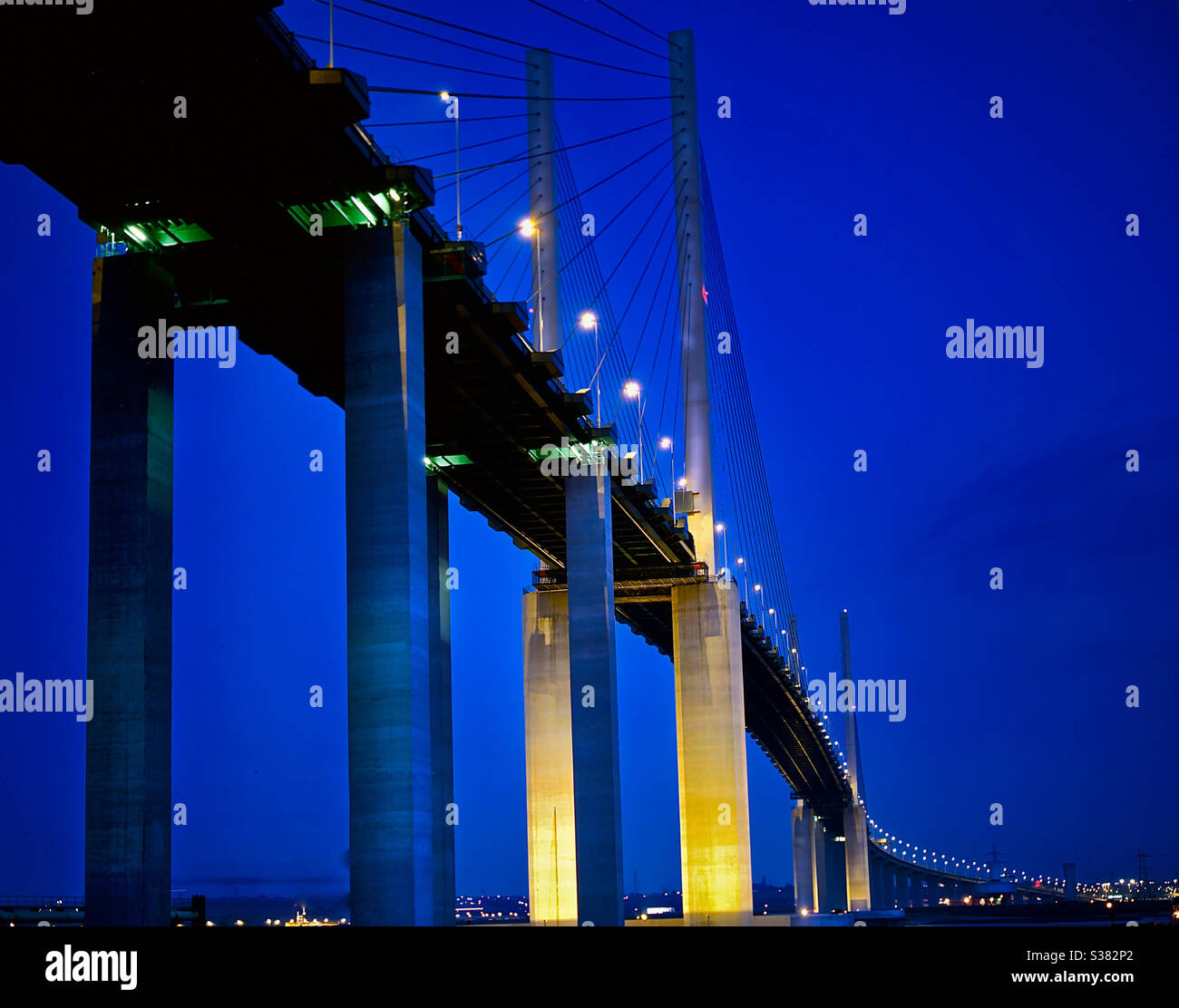 QE II Bridge - Smartphone Captured Stock Image