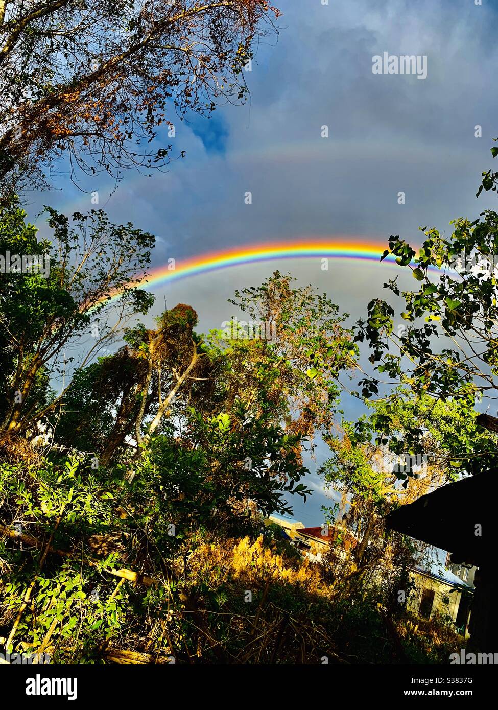 There’s always a rainbow after the rain Stock Photo Alamy