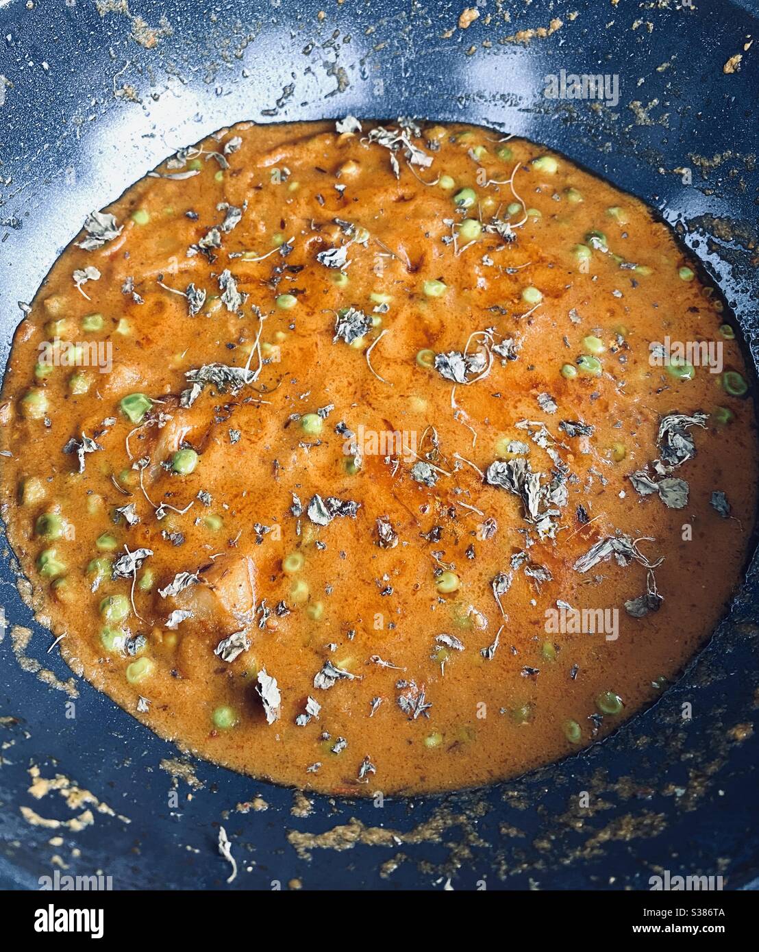 Food photography experiment at home - Smartphone Captured Stock Image
