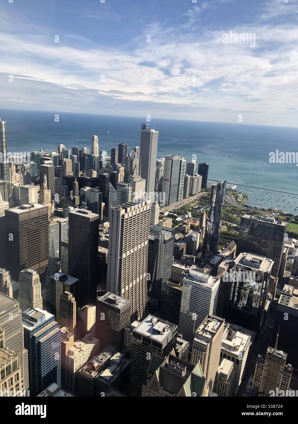 Chicago city skyline Stock Photo