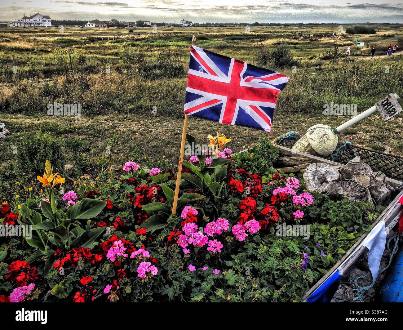 Sandown Castle Community Garden, Deal, Kent - Smartphone Captured Stock Image