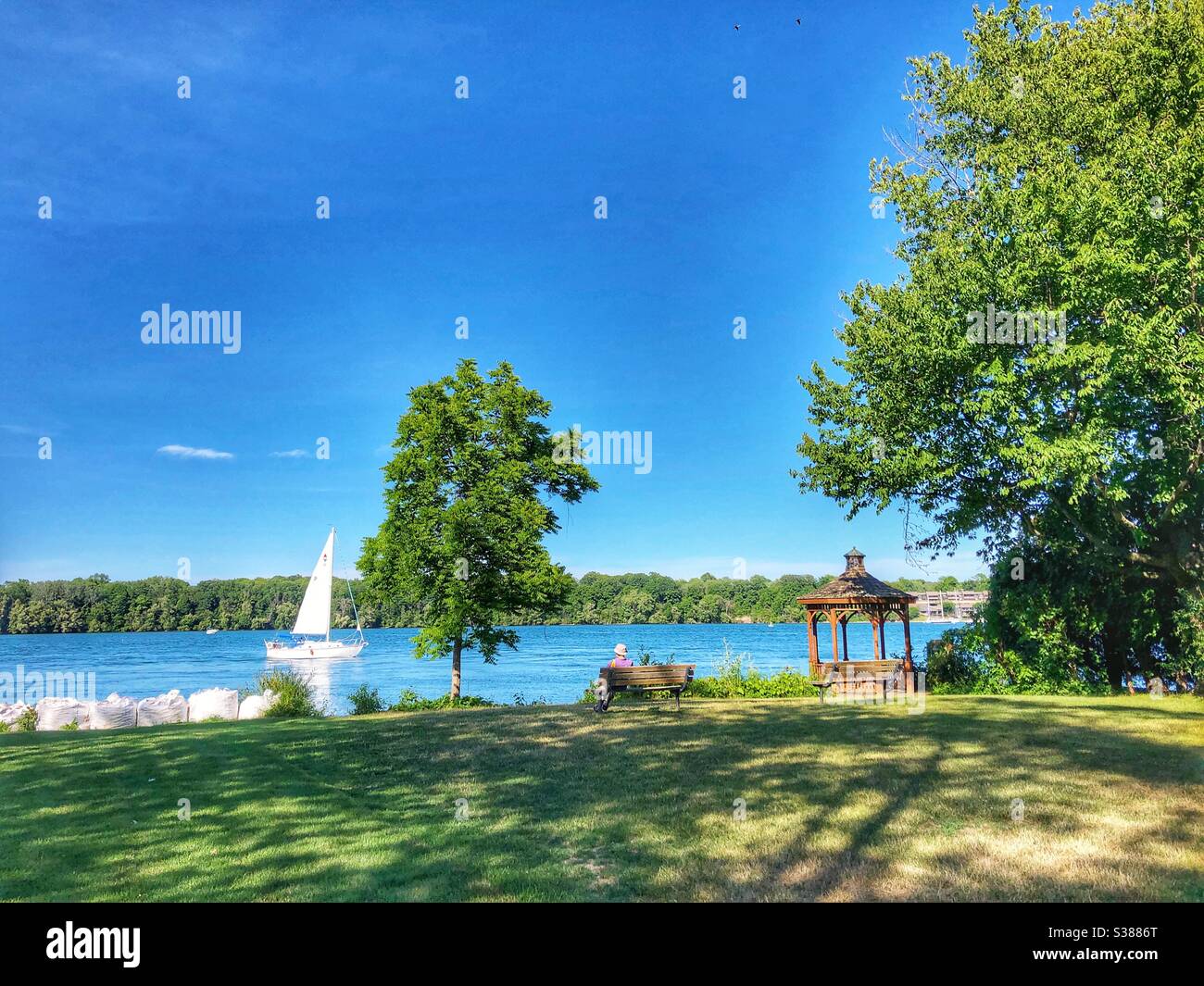 Niagara-on-The-Lake, Canada. - Smartphone Captured Stock Image