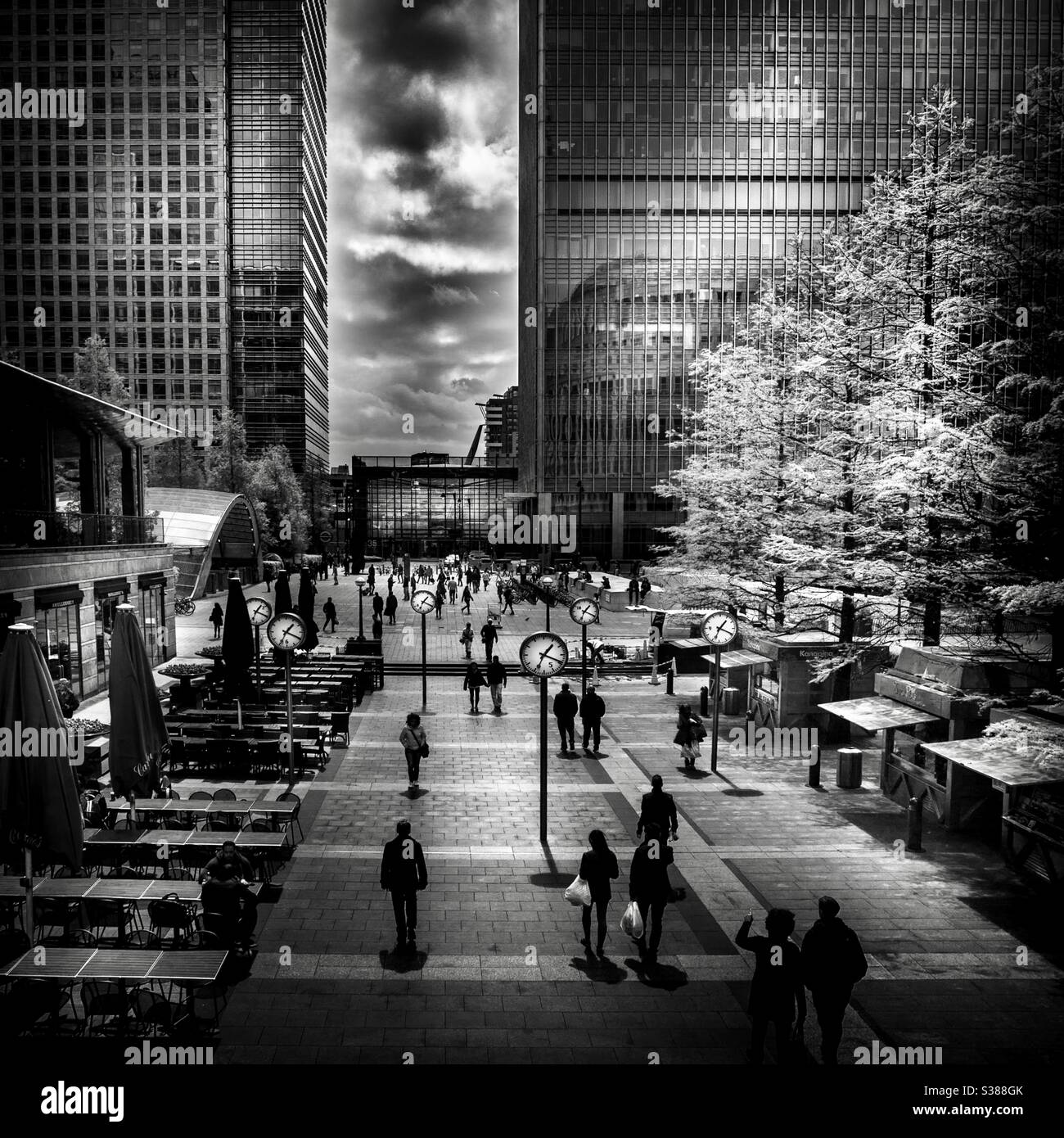 Clock City - Smartphone Captured Stock Image