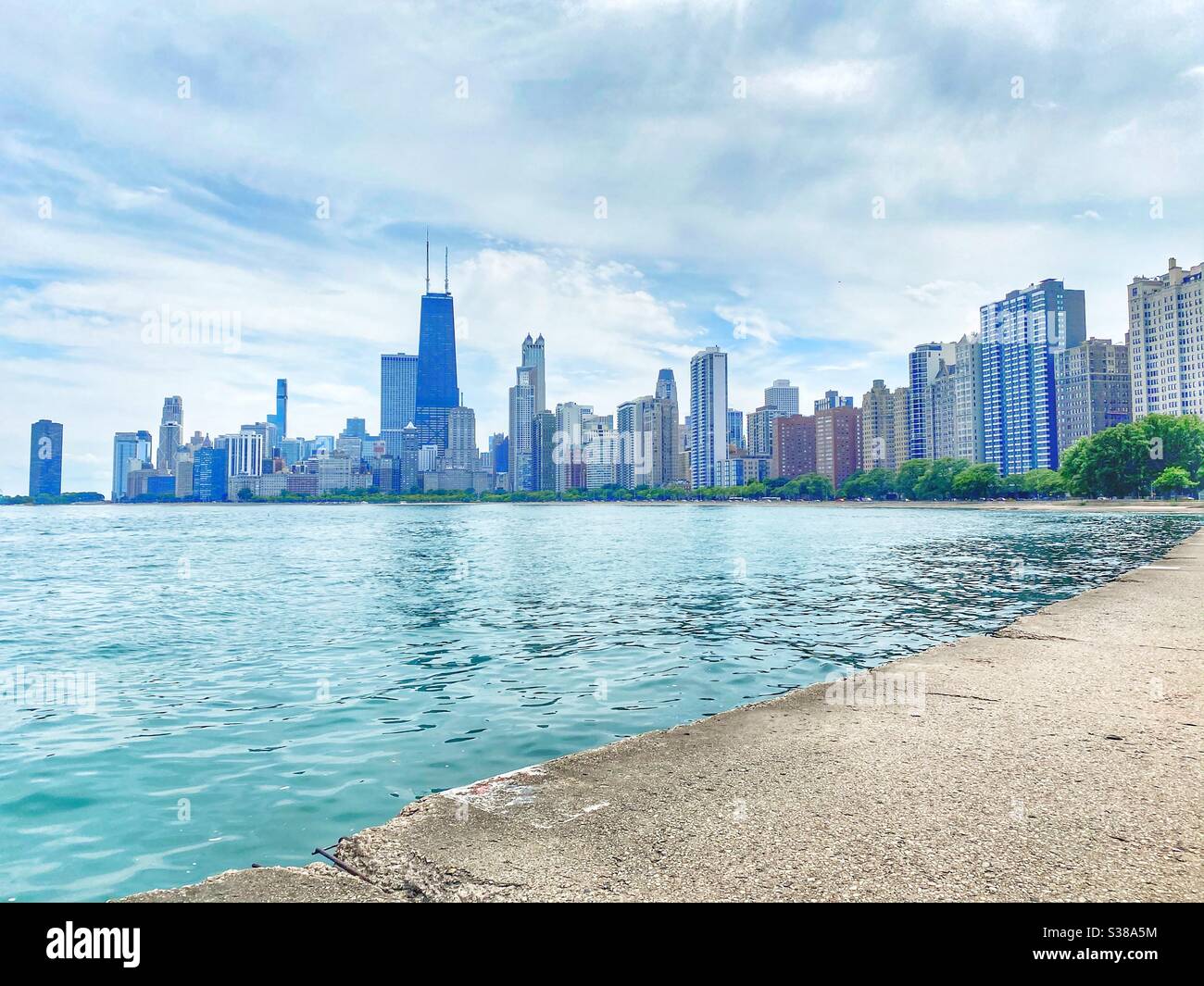 Chicago downtown view hi-res stock photography and images - Alamy