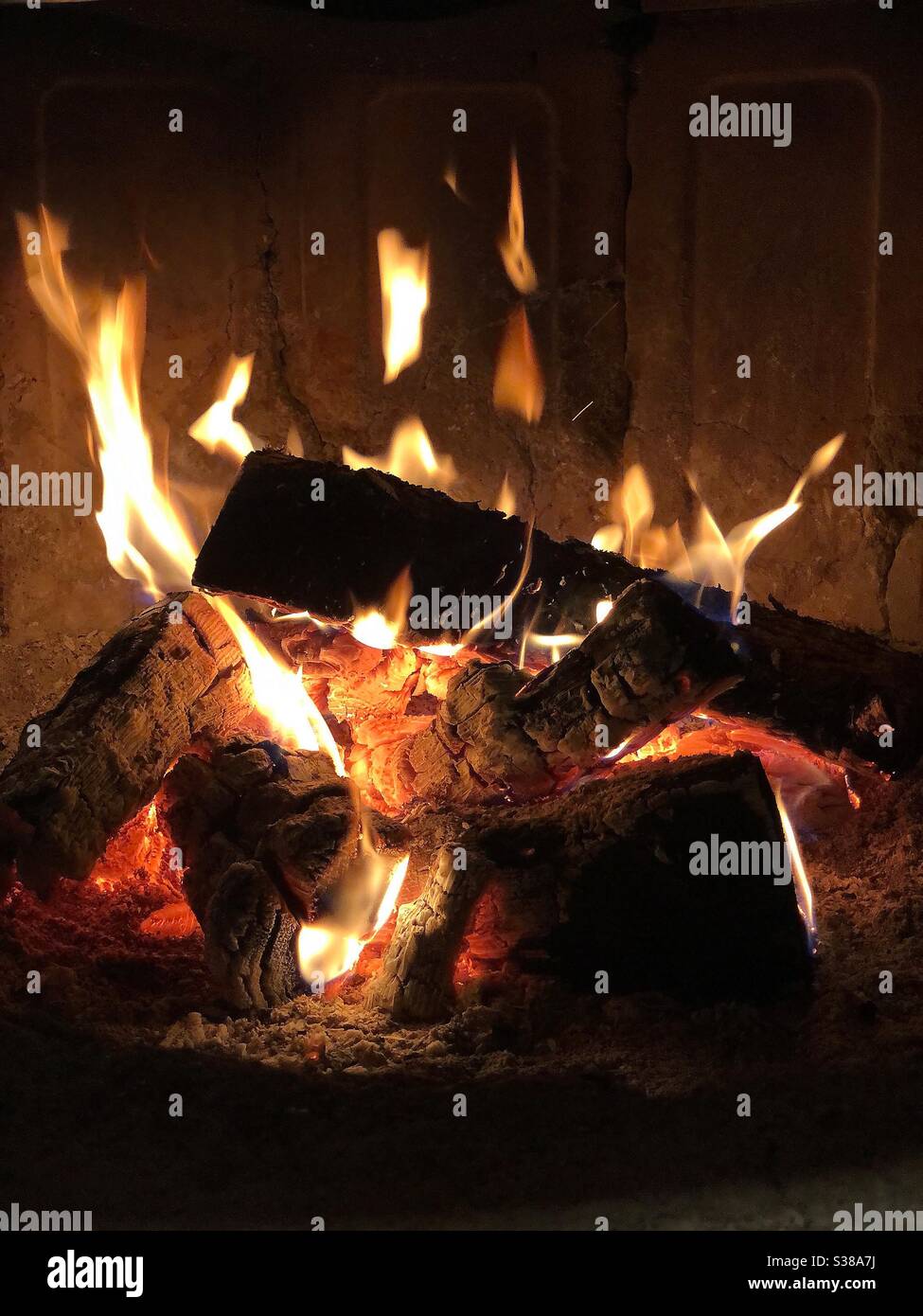 fire place Stock Photo