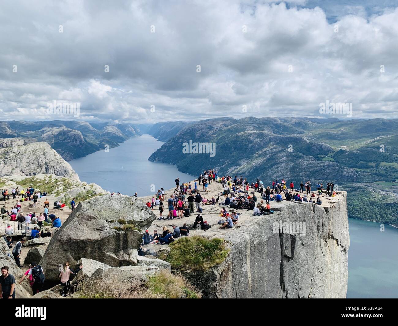 Preikestolen - The «Pulpit Rock» Stock Photo