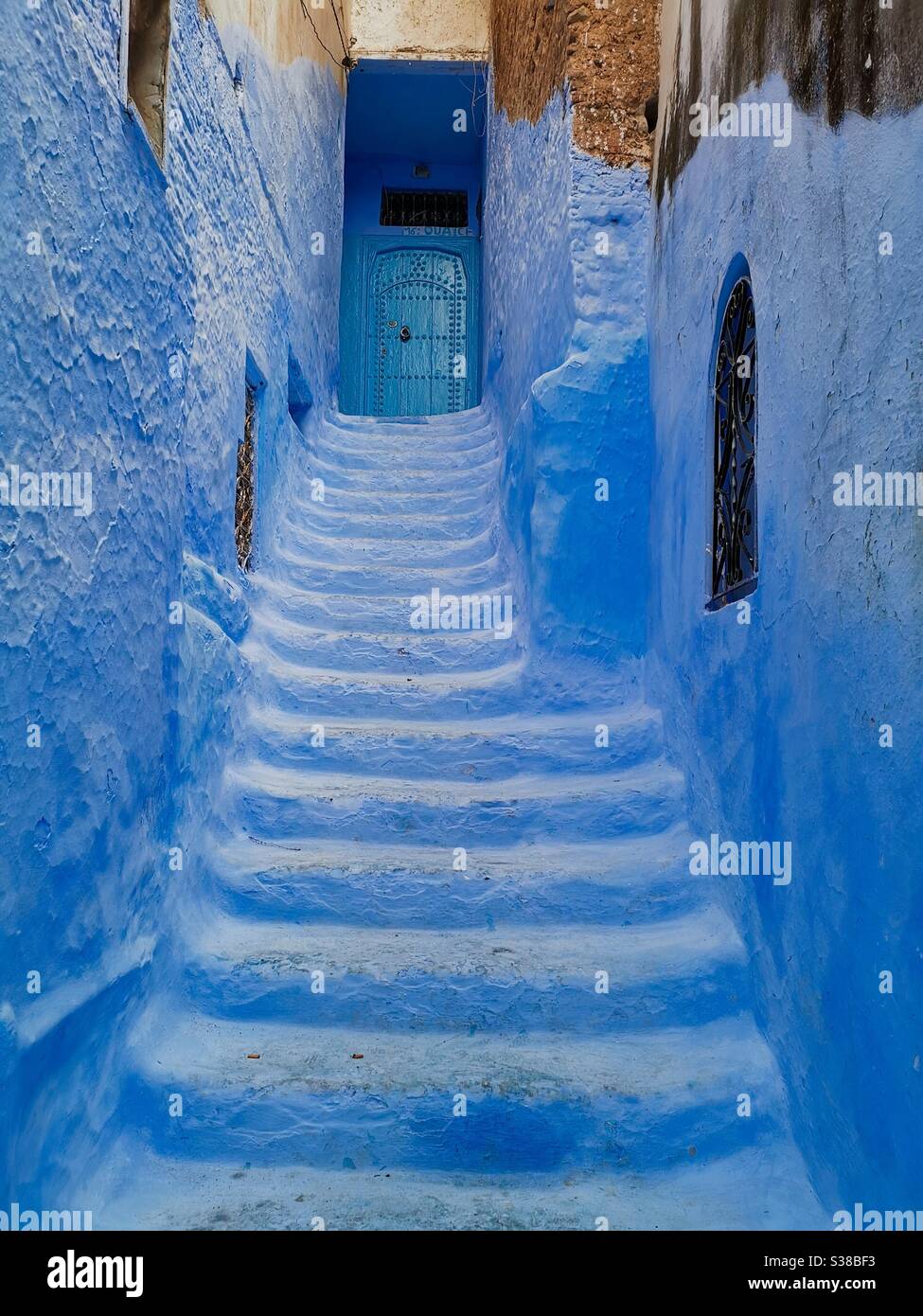 The Blue city of Chefchaouen in Morocco. Stock Photo