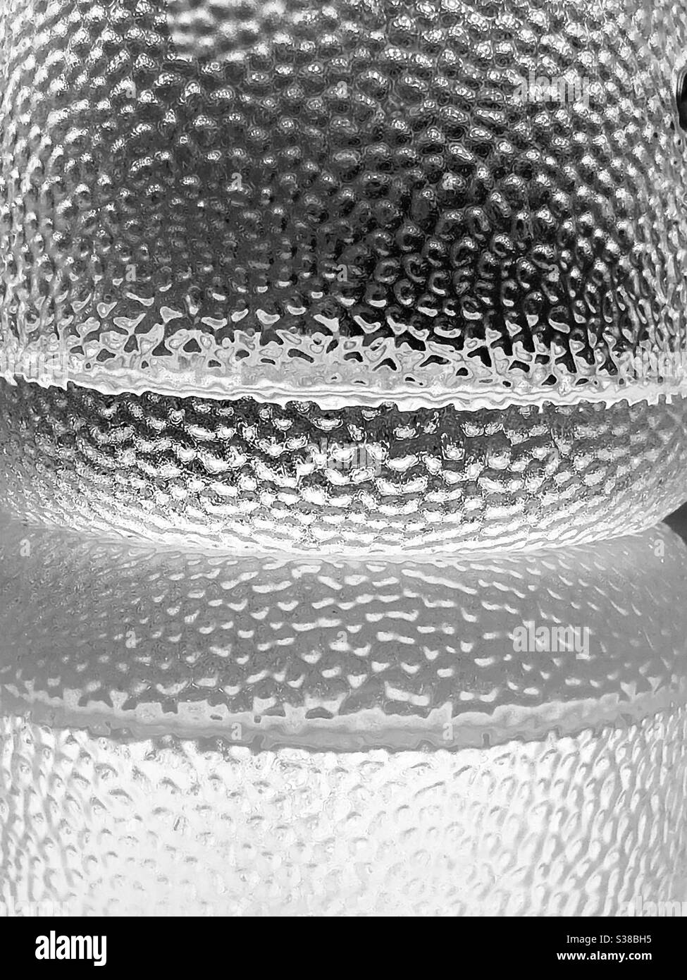 Reflection of water in a jar Stock Photo