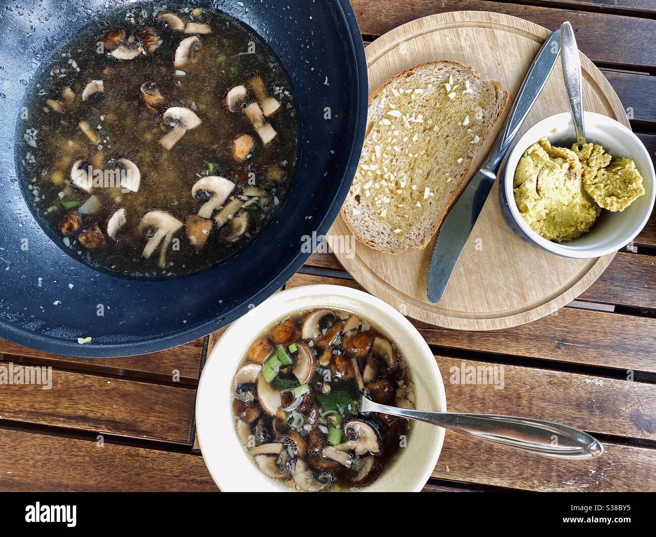 Experiment of Food photography at home Stock Photo