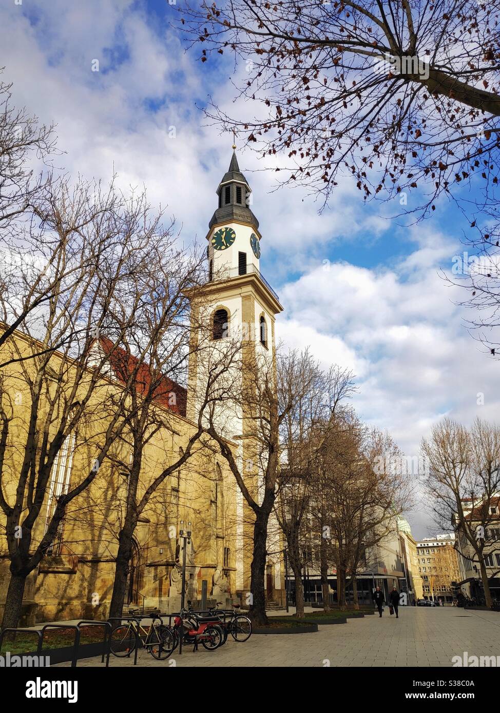 Monuments in Stuttgart, Germany - Smartphone Captured Stock Image