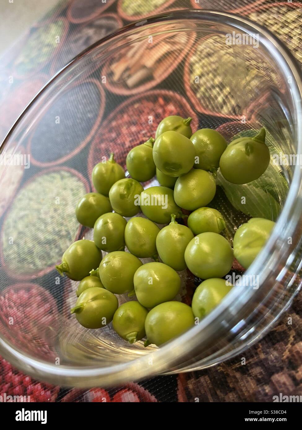 Fresh Garden Peas - Smartphone Captured Stock Image