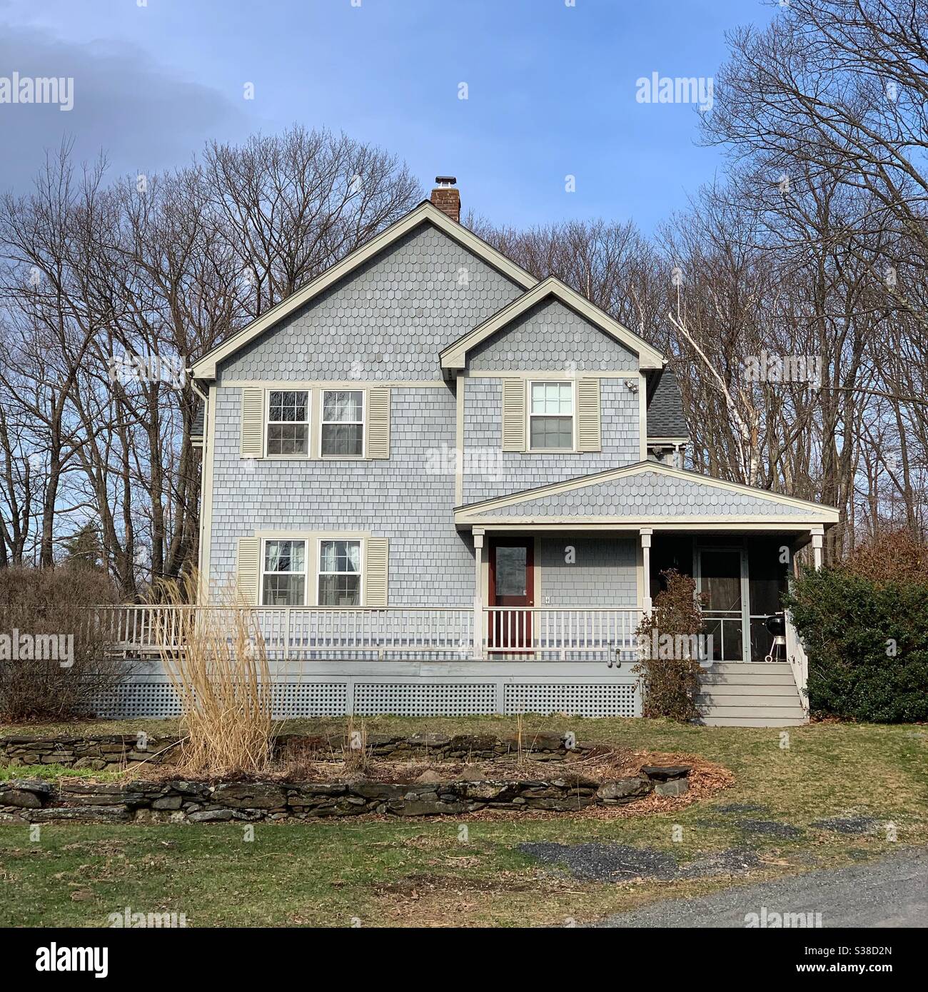 A home in Shelburne, Massachusetts, United States - Smartphone Captured Stock Image
