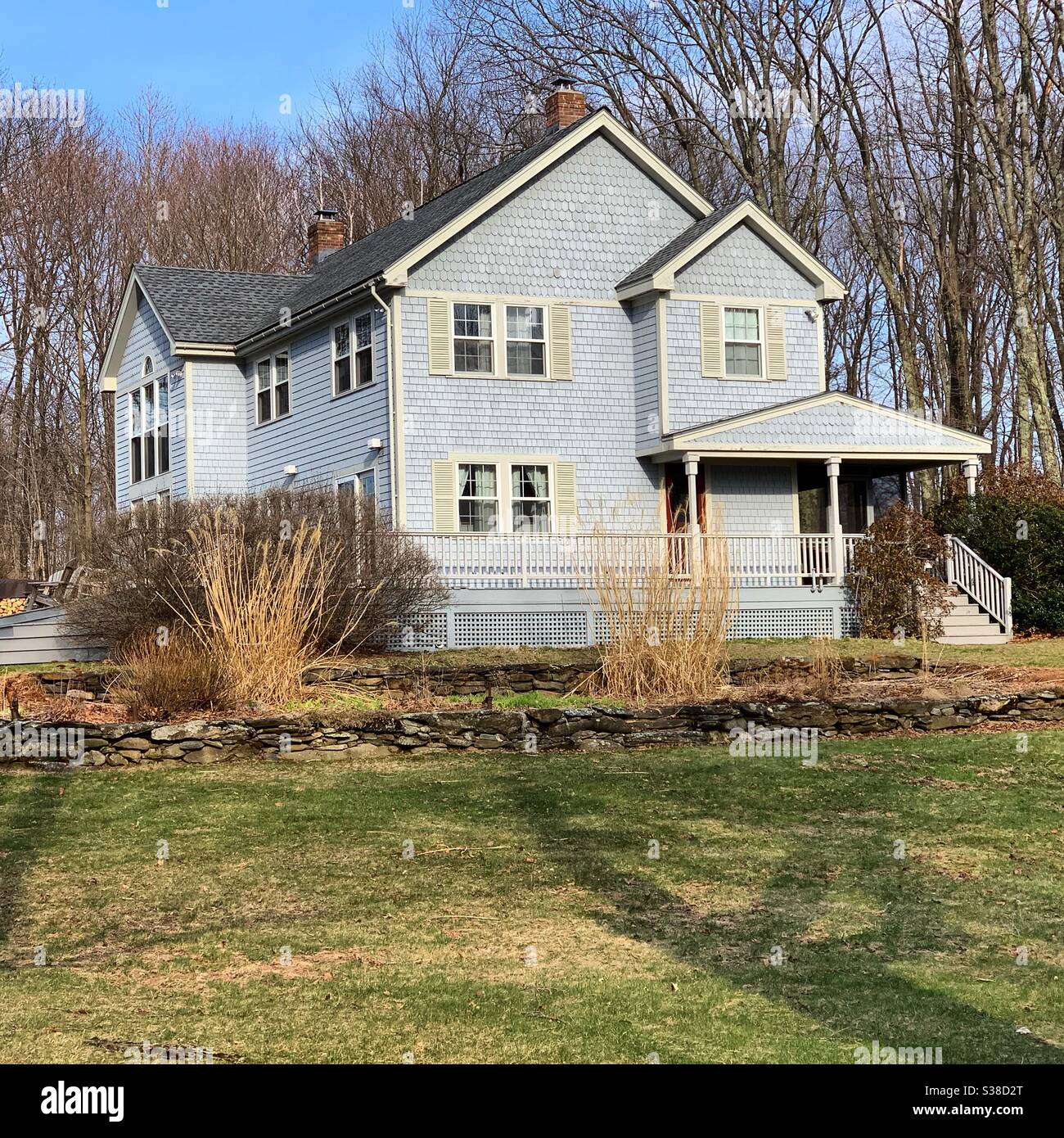 A home in Shelburne, Massachusetts, United States - Smartphone Captured Stock Image