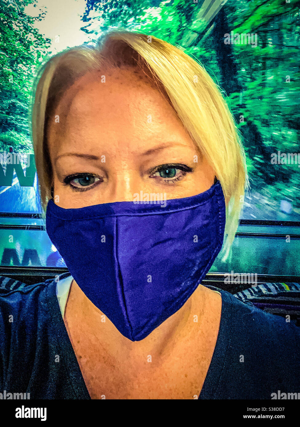 COVID 19 - Smartphone Captured Stock Image