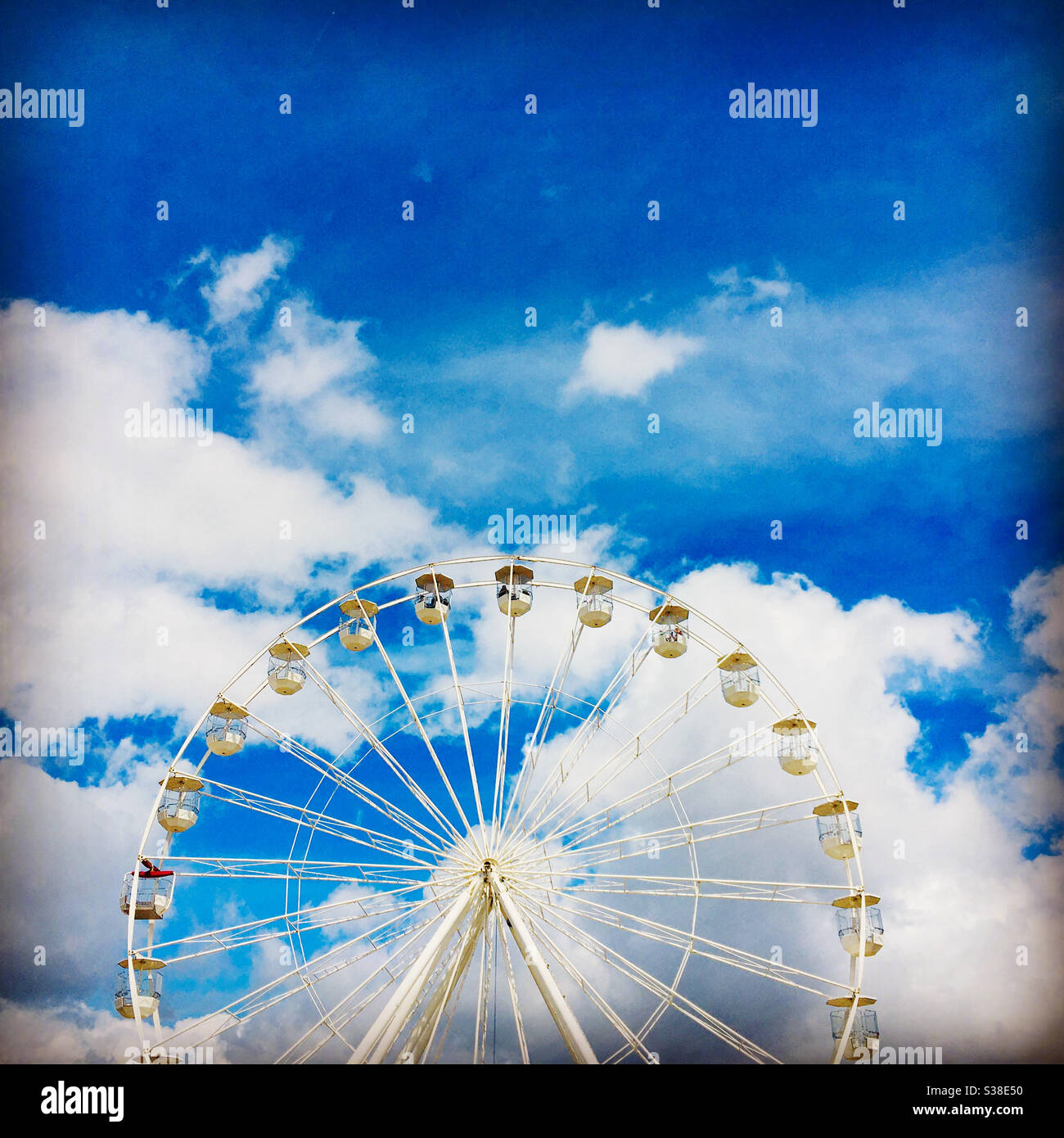 Ferris wheel littlehampton sussex - Smartphone Captured Stock Image