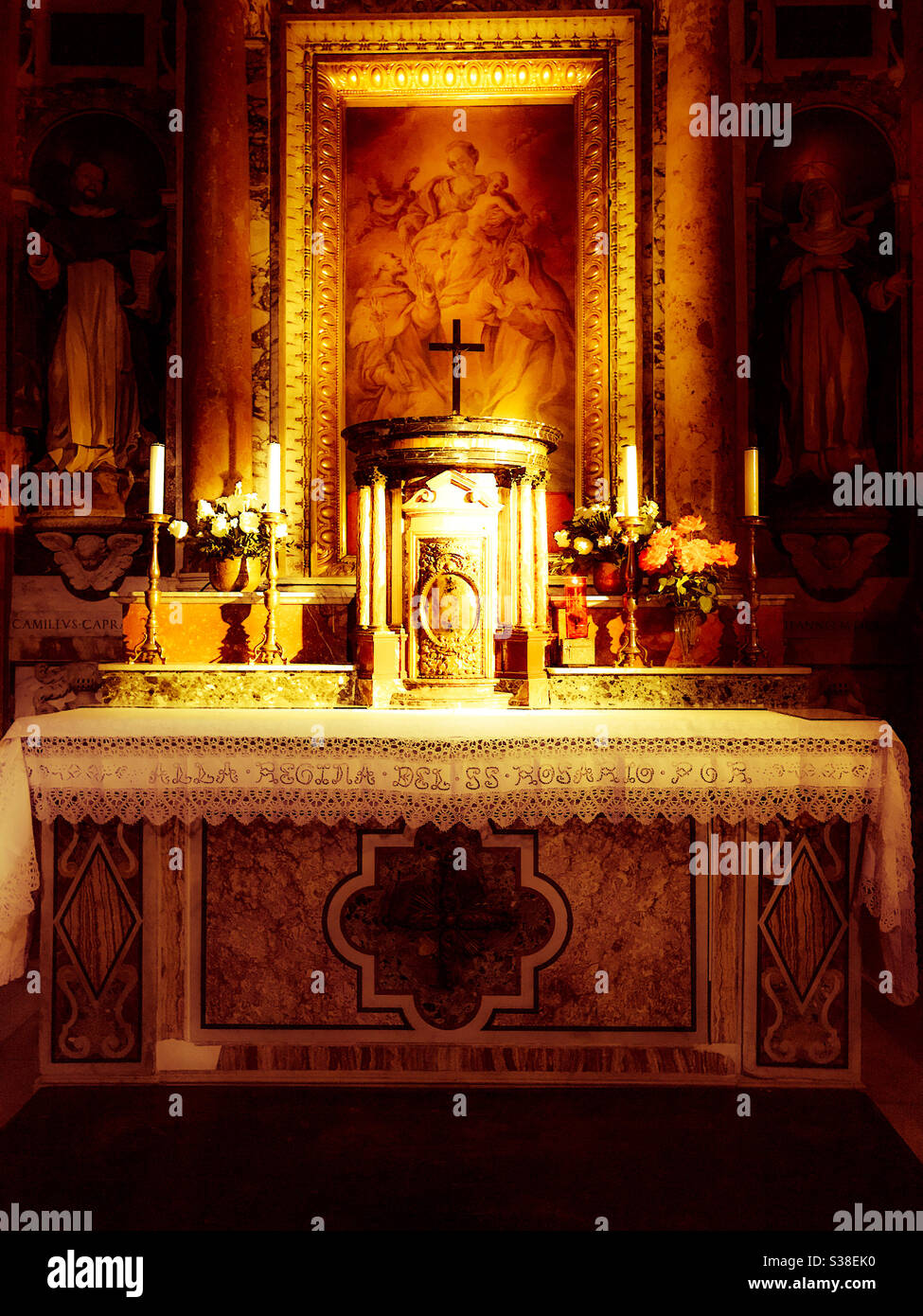 Church in Rome Stock Photo - Alamy