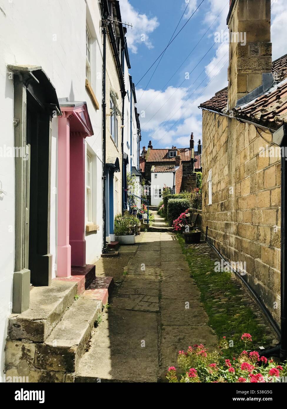 Robin Hood Bay - Smartphone Captured Stock Image