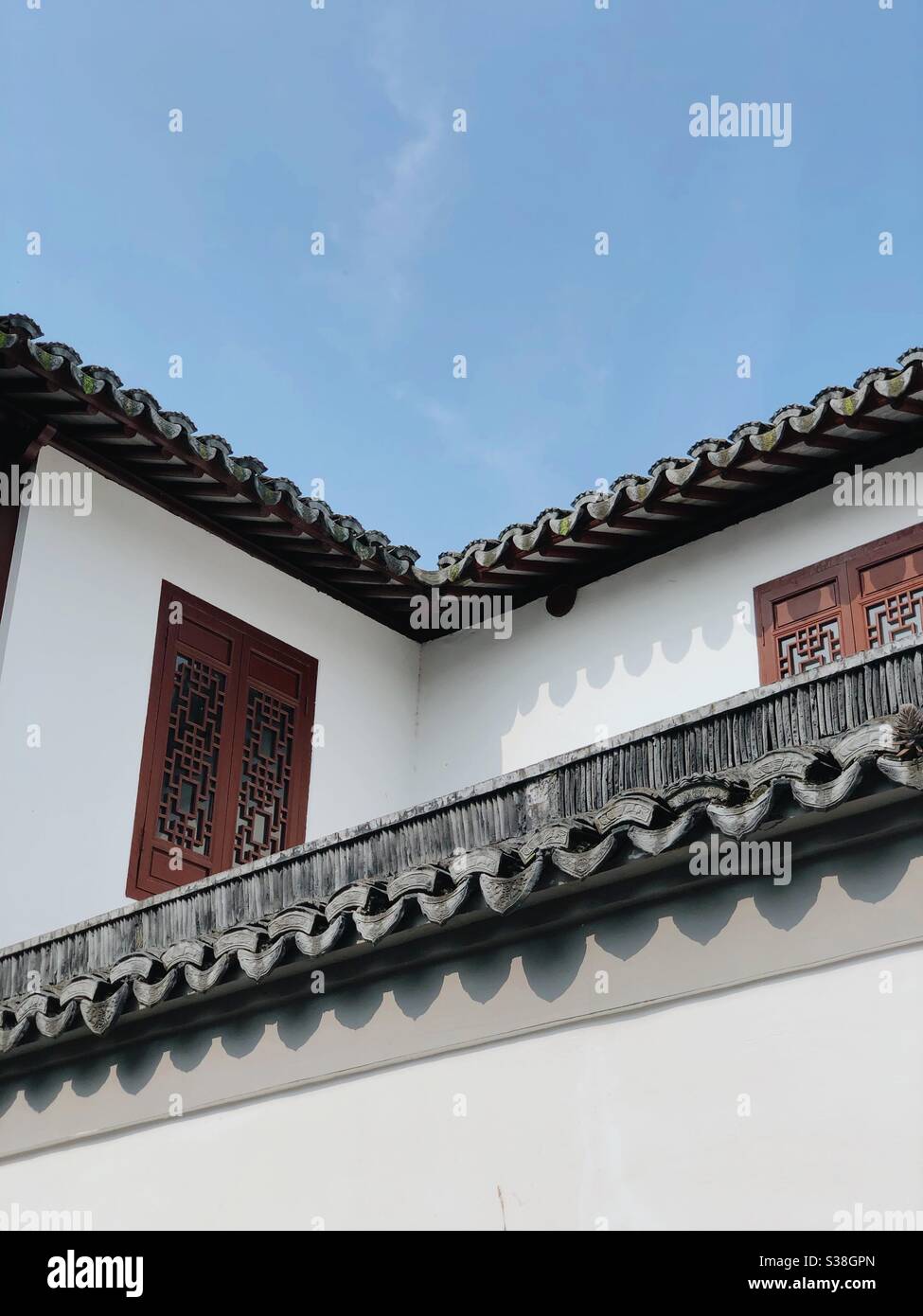 Chinese style roof Stock Photo