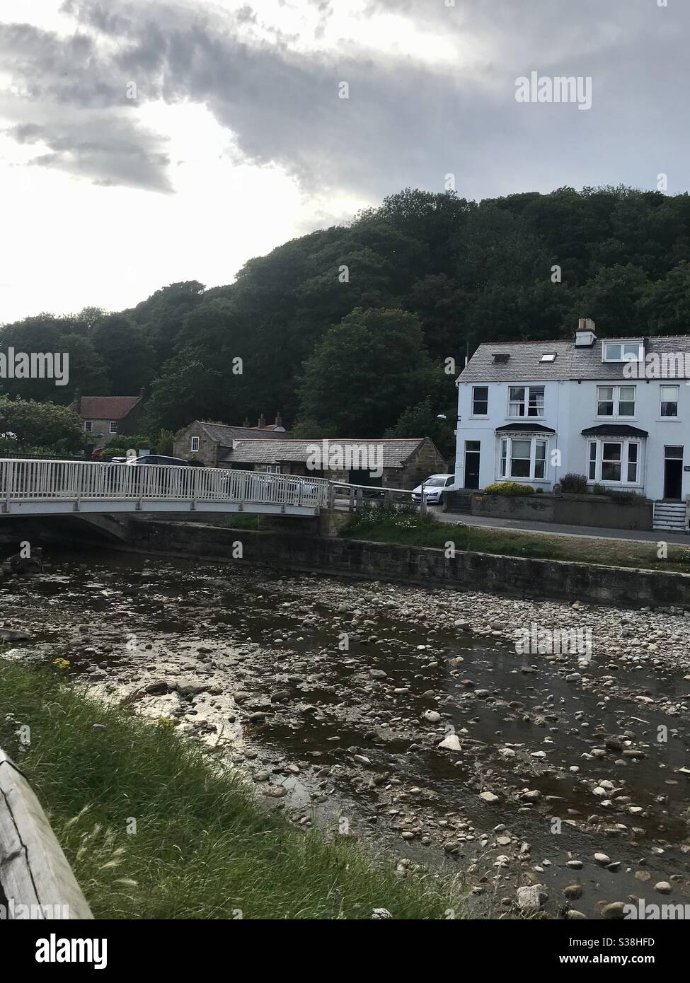 Sandsend - Smartphone Captured Stock Image