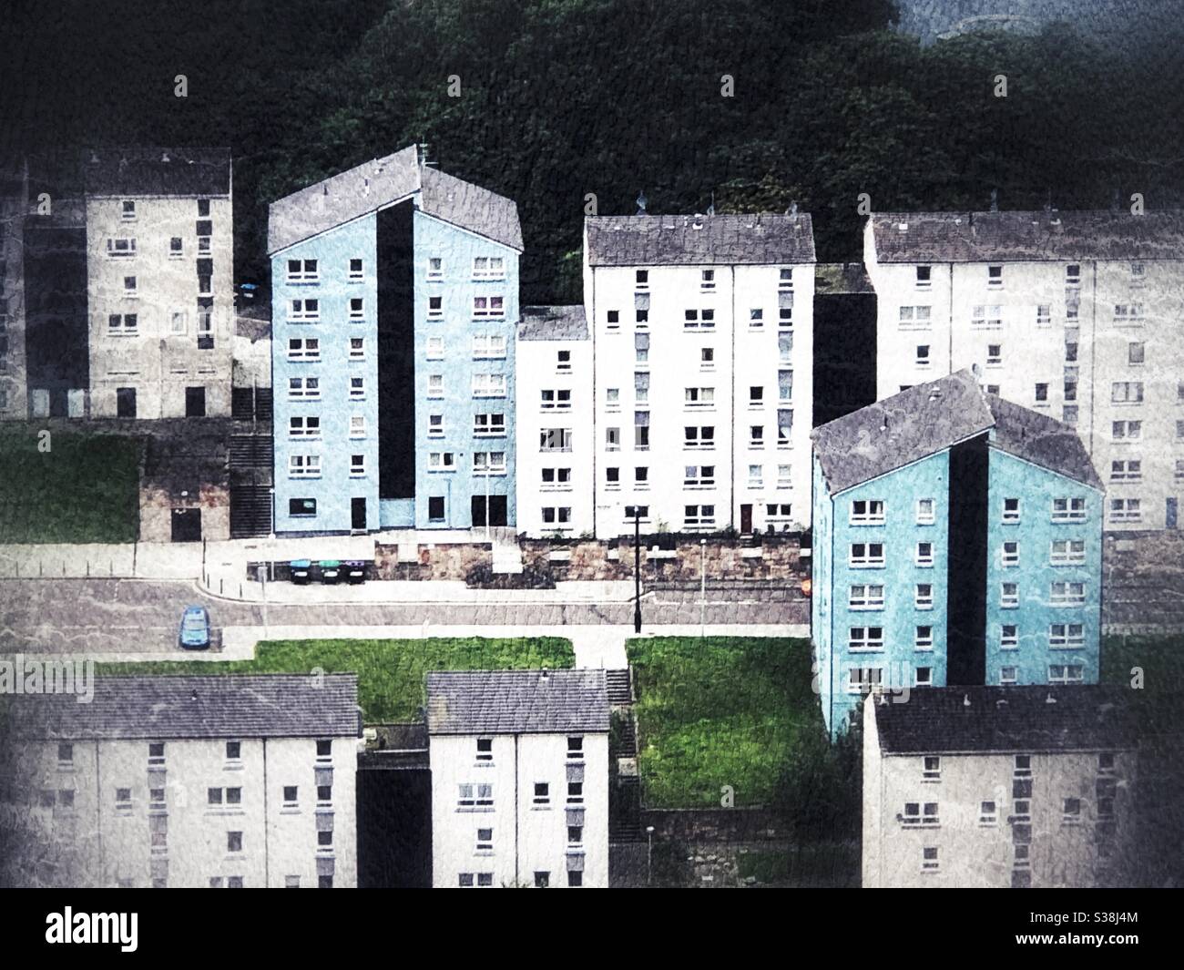Housing blocks - Smartphone Captured Stock Image