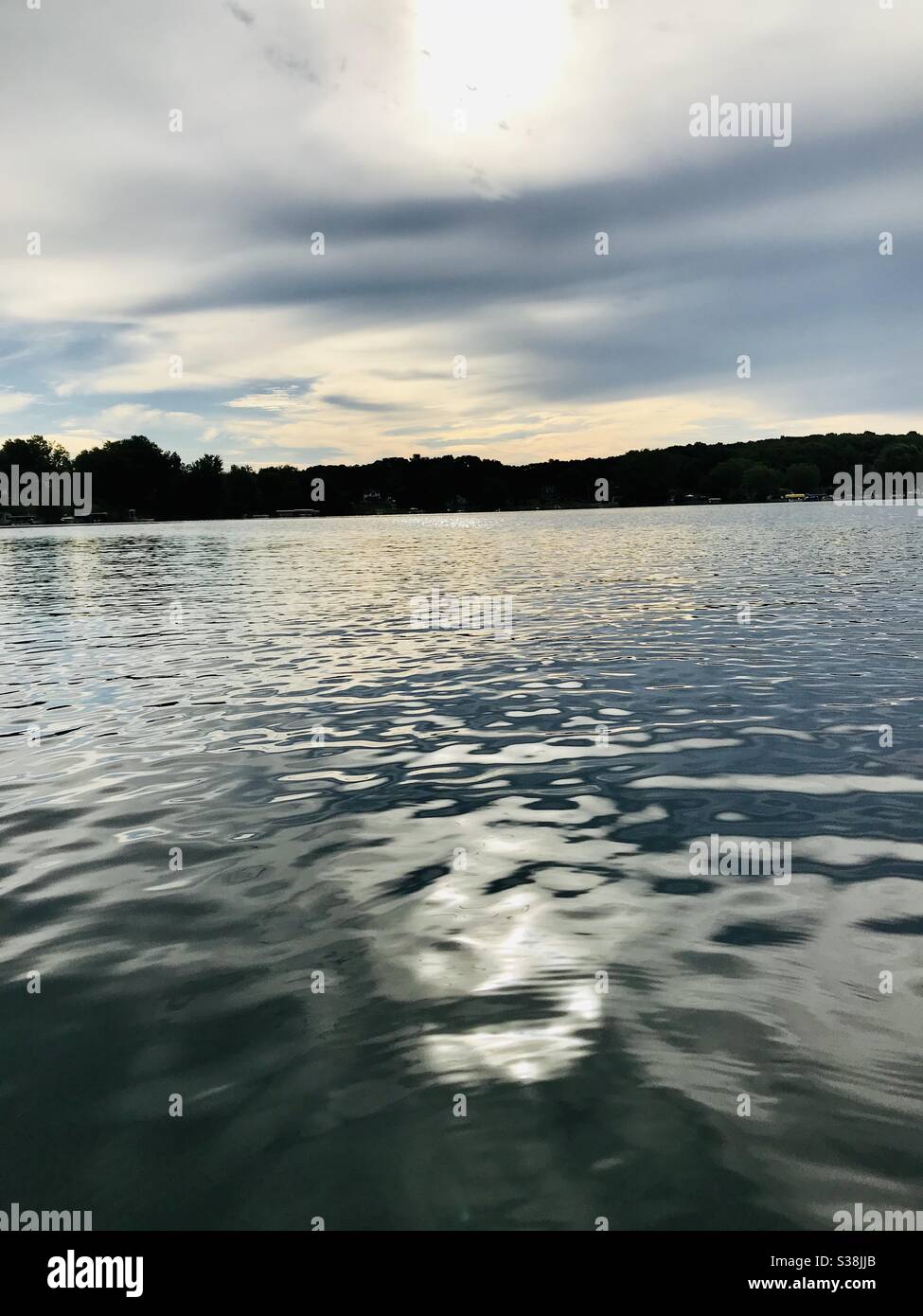 Saint Mary’s lake, Battle Creek, Michigan Stock Photo