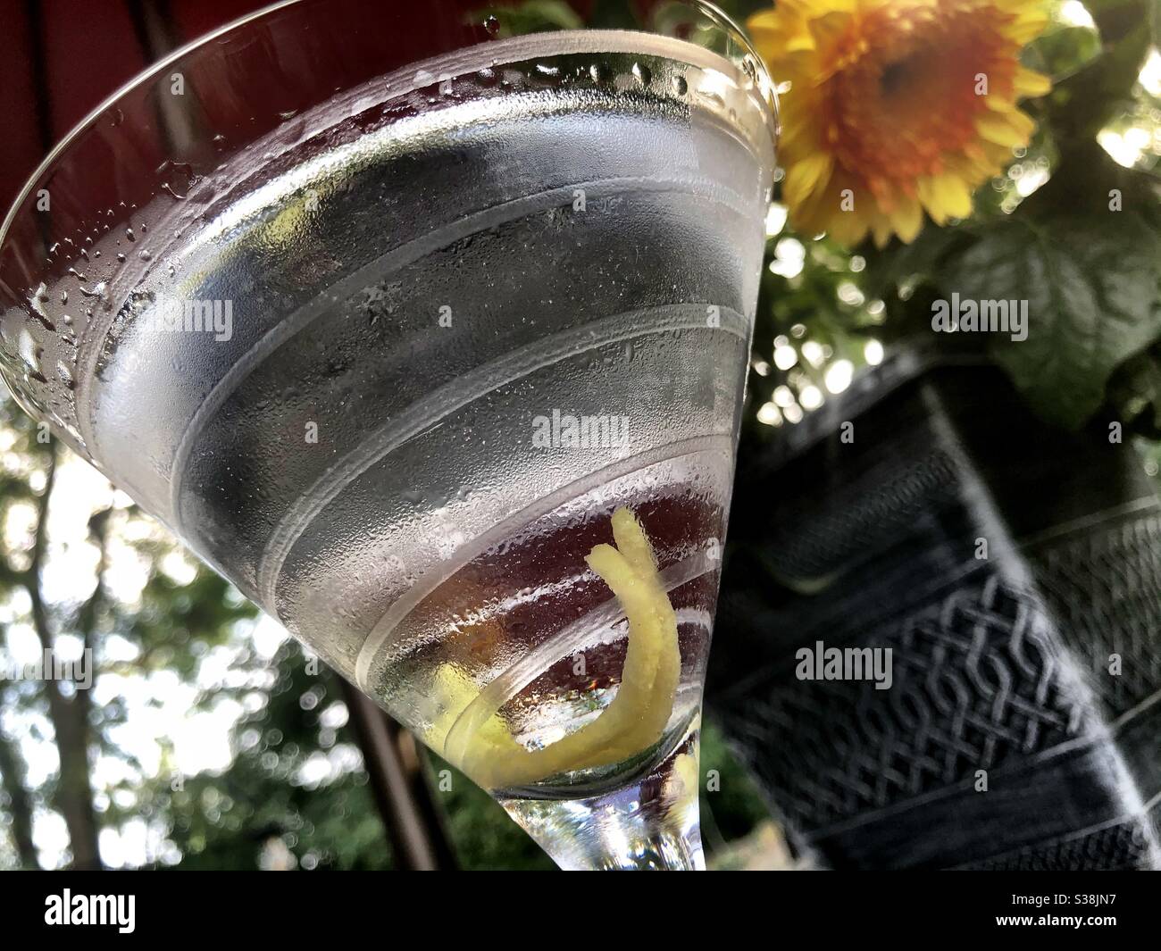 Martini with a twist Stock Photo Alamy