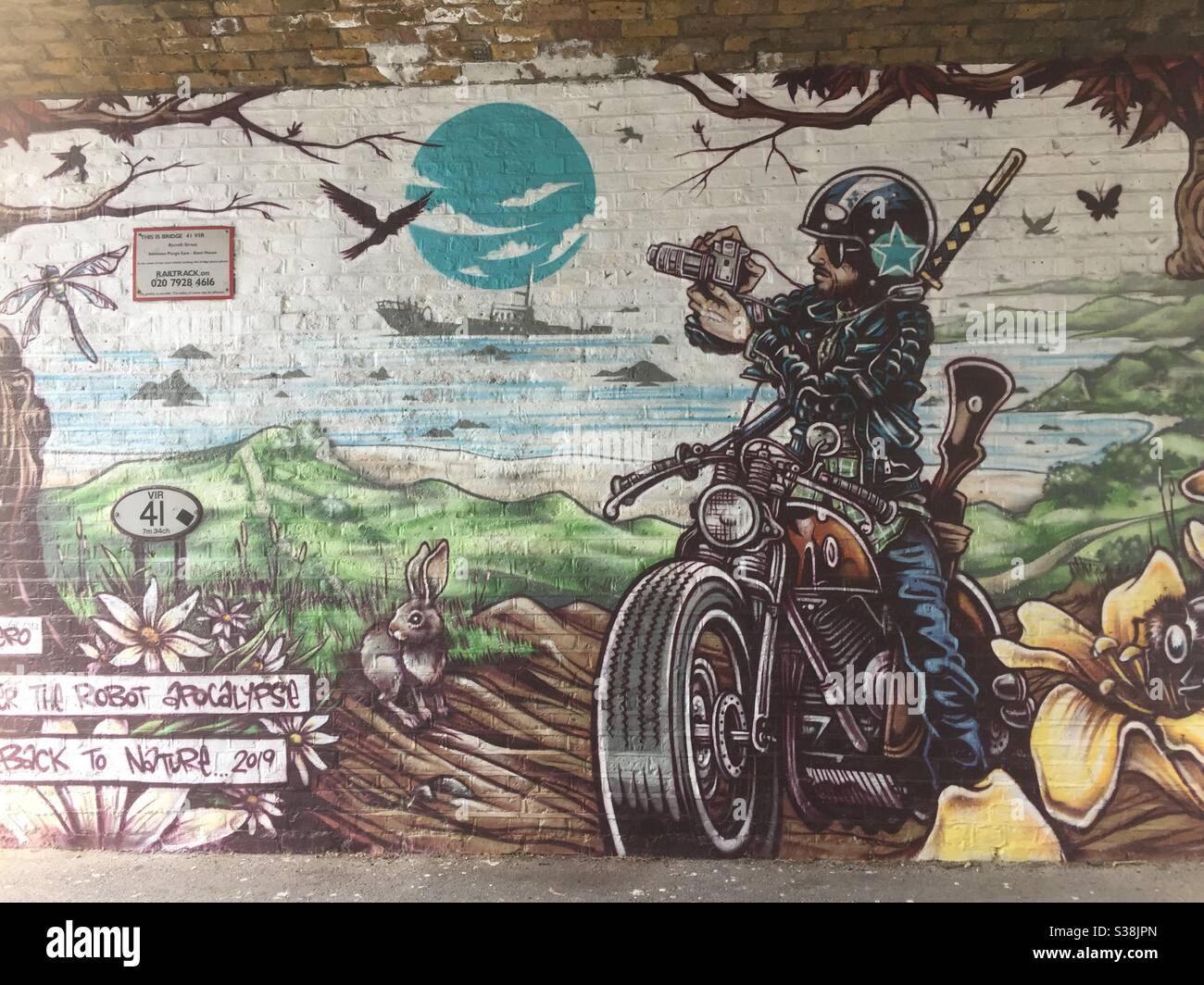 Penge Street Art After The Apocalypse Stock Photo Alamy