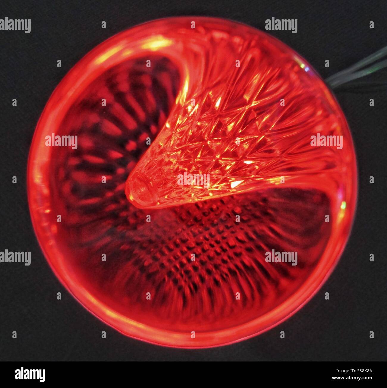 Lensball photography - Smartphone Captured Stock Image