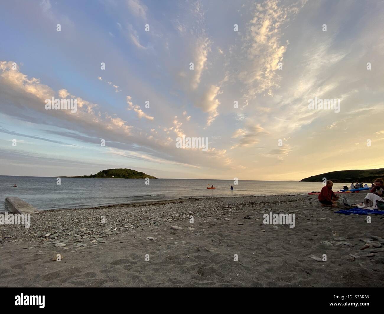 Looe Island Cornwall - Smartphone Captured Stock Image