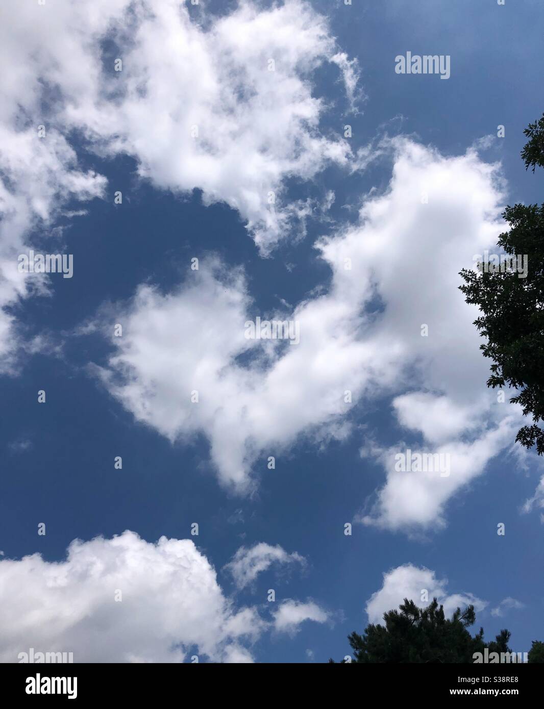 Cloud heart. Stock Photo