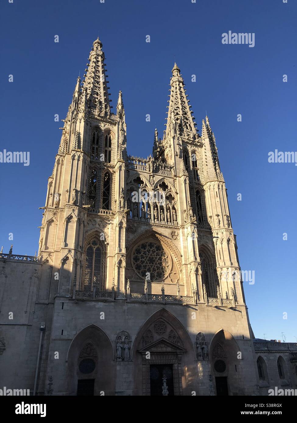 Burgos cathedral - Smartphone Captured Stock Image
