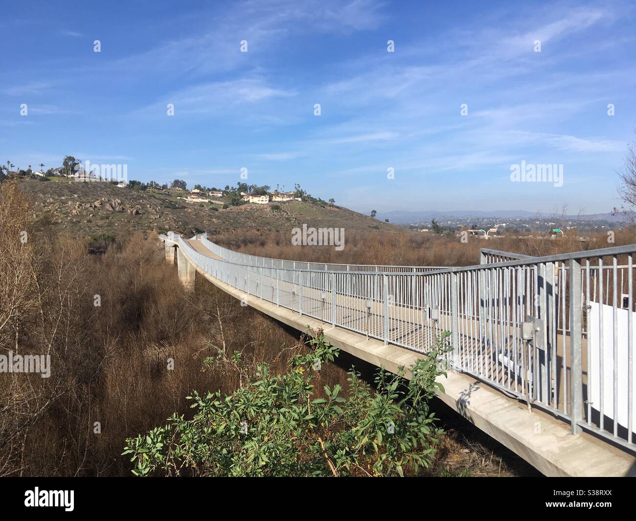 San Dieguito River Park Trail San Diego California Stock