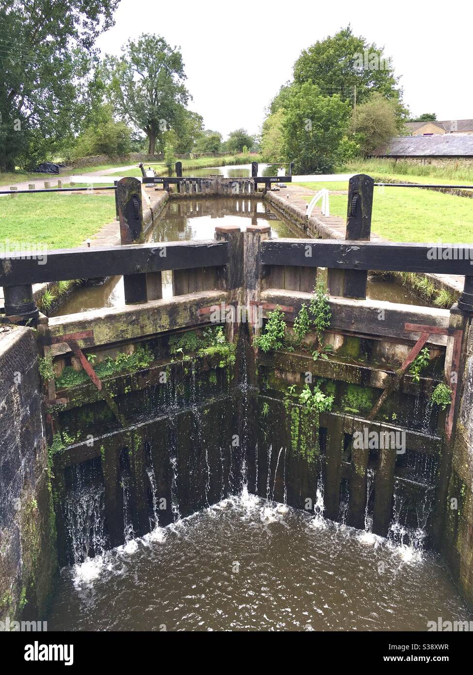 Canal locks - Smartphone Captured Stock Image