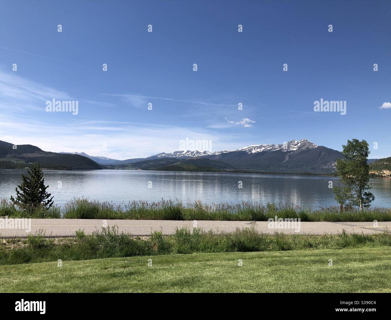 Lake Dillon in Colorado Stock Photo Alamy
