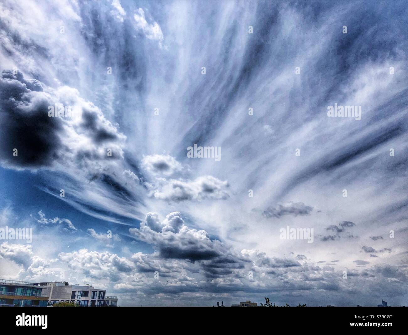 Eyes in the sky. Stock Photo