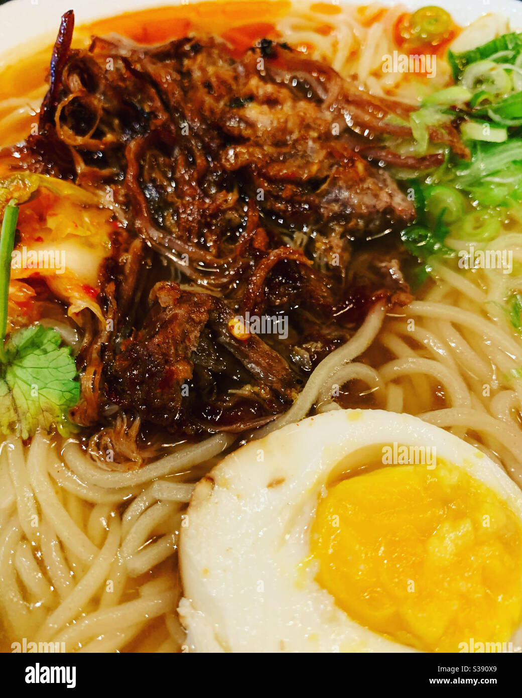 Ramen. - Smartphone Captured Stock Image