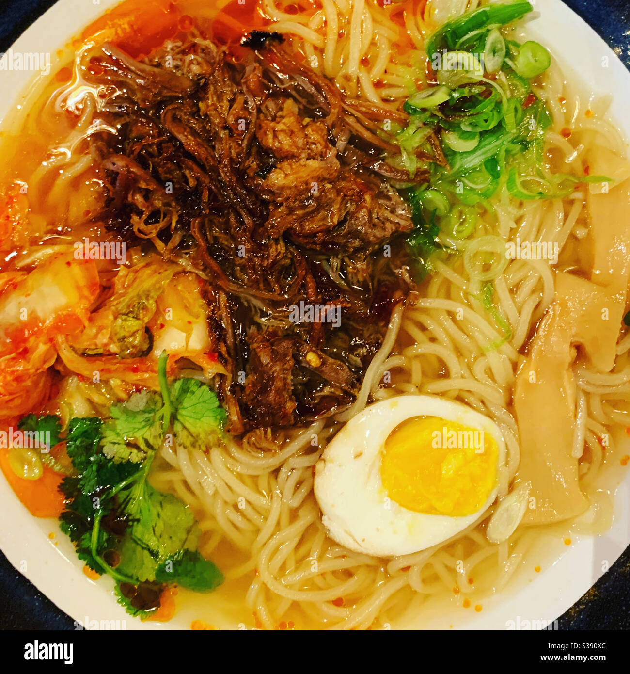Ramen. - Smartphone Captured Stock Image