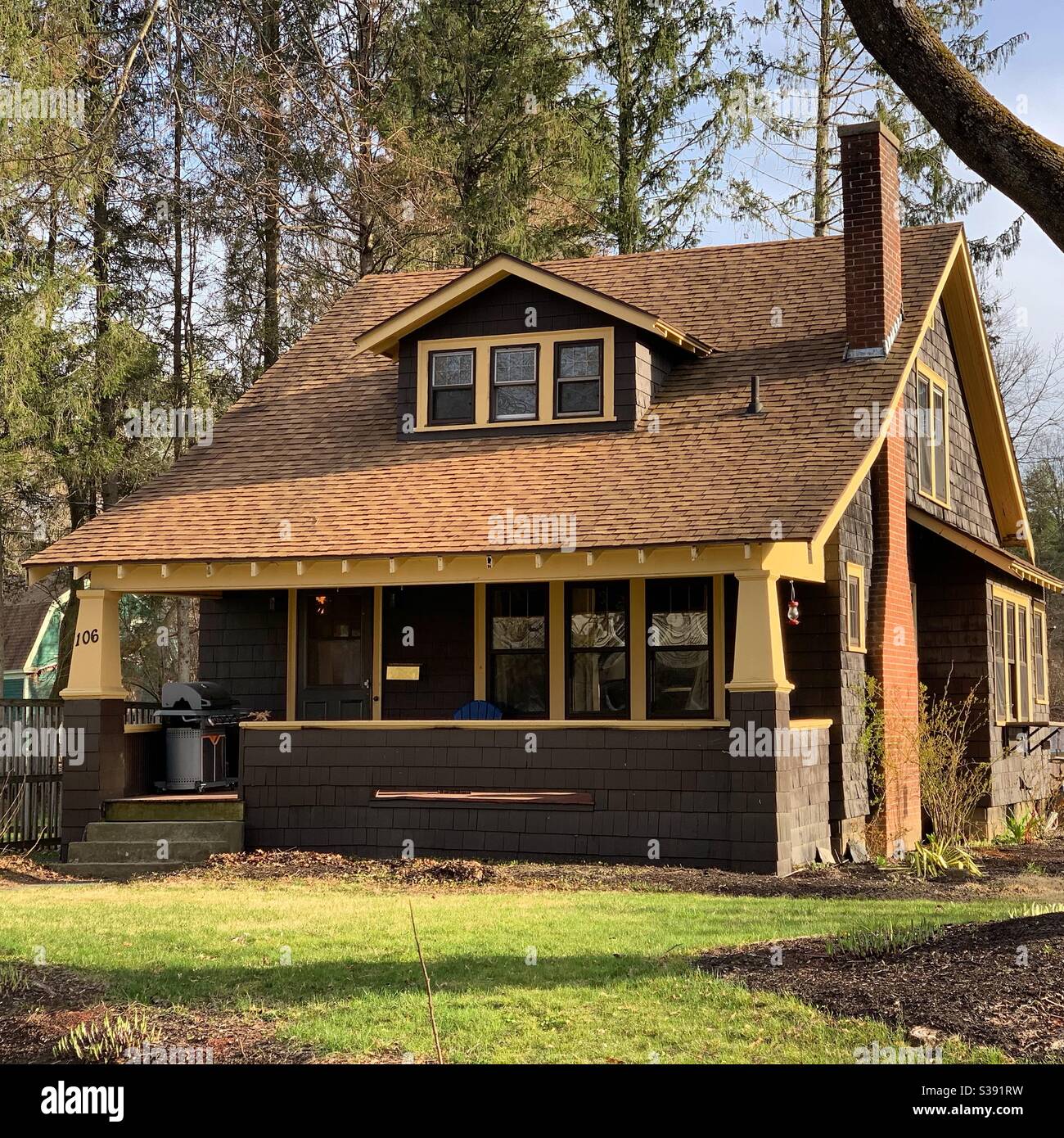 A home in Greenfield, Massachusetts, United States - Smartphone Captured Stock Image
