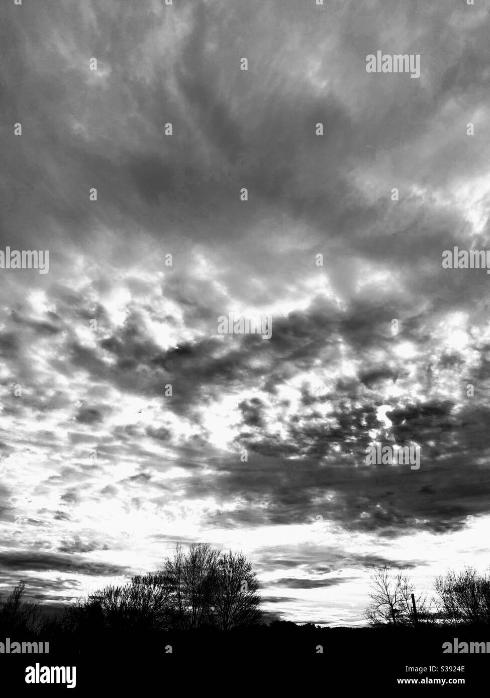 White sky Black and White Stock Photos & Images - Alamy