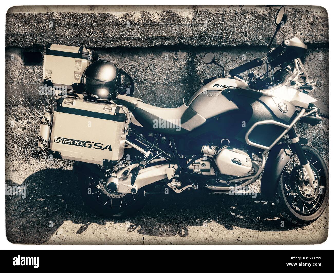 BMW 1200 GSA motorcycle Stock Photo - Alamy