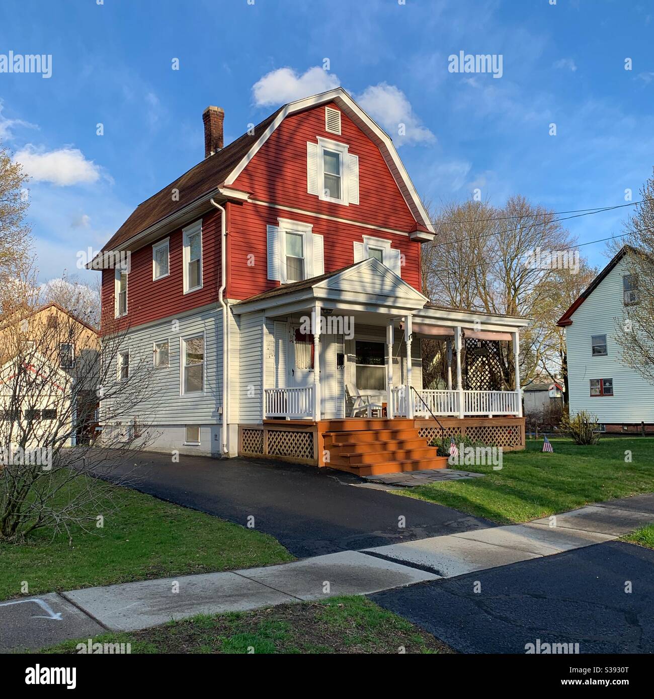 A home in Greenfield, Massachusetts, United States - Smartphone Captured Stock Image