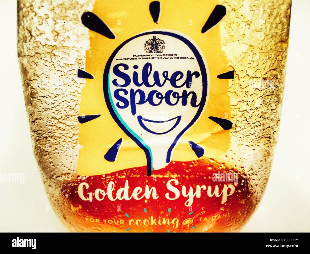 Silver Spoon golden syrup Stock Photo Alamy