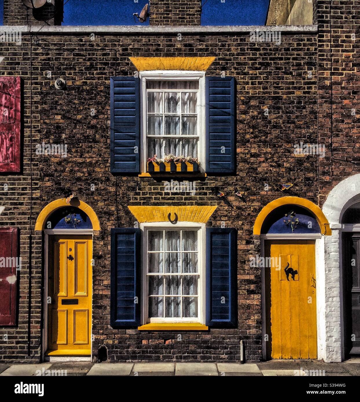 Colourful Cottage in Deal, Kent Stock Photo Alamy