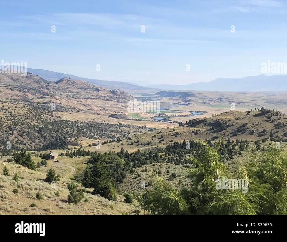 Paradise Valley, Montana - Smartphone Captured Stock Image